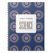 Carnet Sujet de l'école Nom de l'élève Personnalisé (Devant)