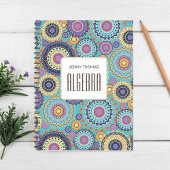 Carnet Sujet scolaire Personnalisé Coloré Turquoise