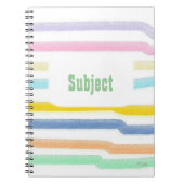 Carnet Sujet trié (Devant)