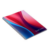 Carnet Sujets abstraits bleu foncé violet (Côté Droit)