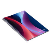 Carnet Sujets abstraits bleu foncé violet (Côté Droit)