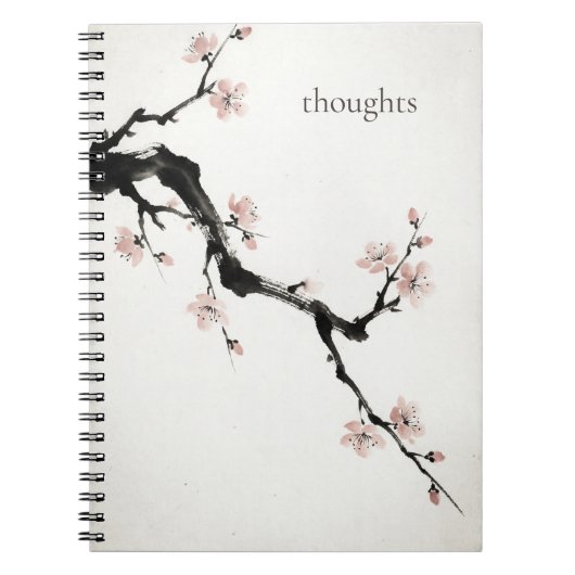 Carnet Sumi-E Ink | Cherry Blossom | Everyday Notebook (Devant)