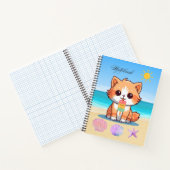 Carnet Summer Beach Cat (Intérieur)