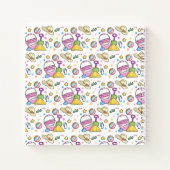 Carnet Summer Beach Doodles vacances Fêtes Personnalisées (Dos)