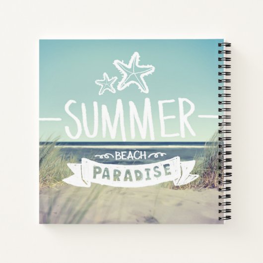 Carnet Summer Beach Paradise (Dos)
