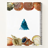 Carnet Summer Christmas Beach Seashell Recettes de vacanc (Dos)