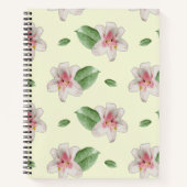 Carnet Summer Lily Floral Seamless Pattern (Devant)