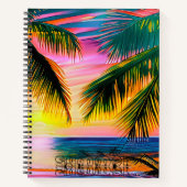 CARNET SUMMER SUNSET. (Devant)