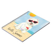 Carnet Summer Westie (Côté gauche)