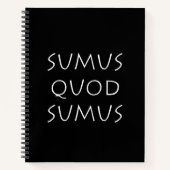 Carnet sumus quod sumus (Devant)