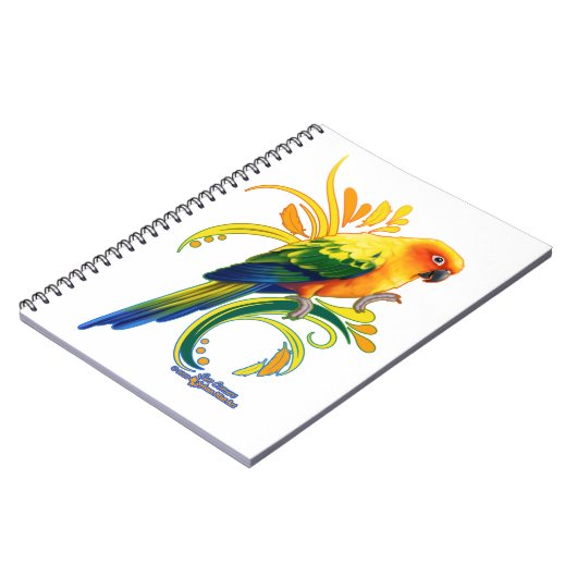 Carnet Sun Conure (Côté gauche)