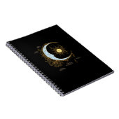 Carnet Sun Moon Vintage 90s Witch Whimsigoth esthétique (Côté Droit)