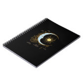 Carnet Sun Moon Vintage 90s Witch Whimsigoth esthétique (Côté gauche)