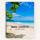 Carnet Sun Sand et Surf Tropical Beach (Devant)