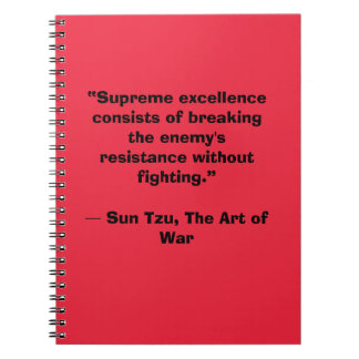 Carnet Sun Tzu Art of War