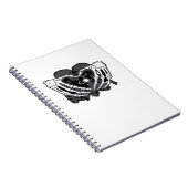 Carnet Sunand~1 - Squelette Mains Coeurs (Côté Droit)