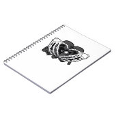 Carnet Sunand~1 - Squelette Mains Coeurs (Côté gauche)