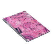 Carnet Sundae à la fraise Art abstrait  (Côté Droit)