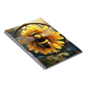 Carnet Sunflower Bee Dreamcatcher, (Côté Droit)
