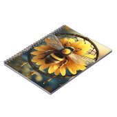 Carnet Sunflower Bee Dreamcatcher, (Côté gauche)