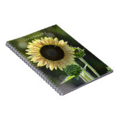 Carnet Sunflower Bee (my photography) (Côté Droit)