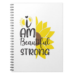 Carnet Sunflower Lover Je Suis Beau Fort