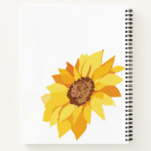 Carnet Sunflower Notebook – Design for Gentle Souls (Dos)