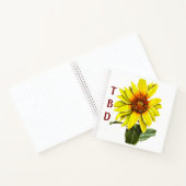Carnet Sunflower Spiral Notebook (Intérieur)
