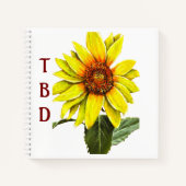 Carnet Sunflower Spiral Notebook (Devant)