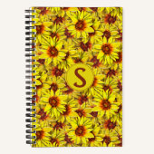 Carnet Sunflower Spiral Notebook (Recto)