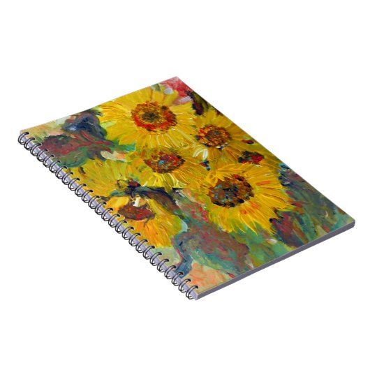 Carnet sunflower wting pad (Côté Droit)