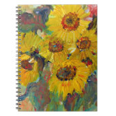 Carnet sunflower wting pad (Devant)