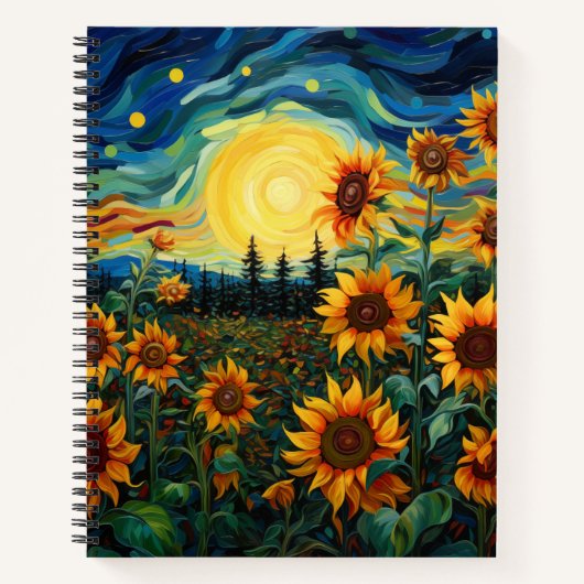 Carnet Sunflowers (Devant)