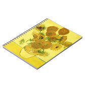 Carnet Sunflowers dans Vase Van Gogh Art (Côté gauche)