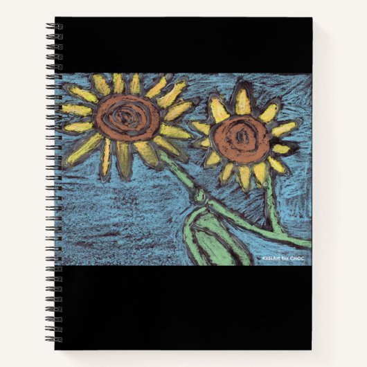 Carnet Sunflowers Forever - Art pour enfants pour CHOC (Devant)