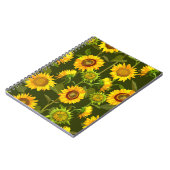 Carnet Sunflowers motif continu été (Côté gauche)