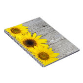 Carnet Sunflowers on table (Côté Droit)