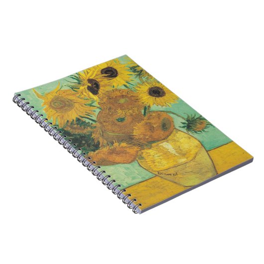 Carnet Sunflowers par Vincent Van Gogh (Côté Droit)