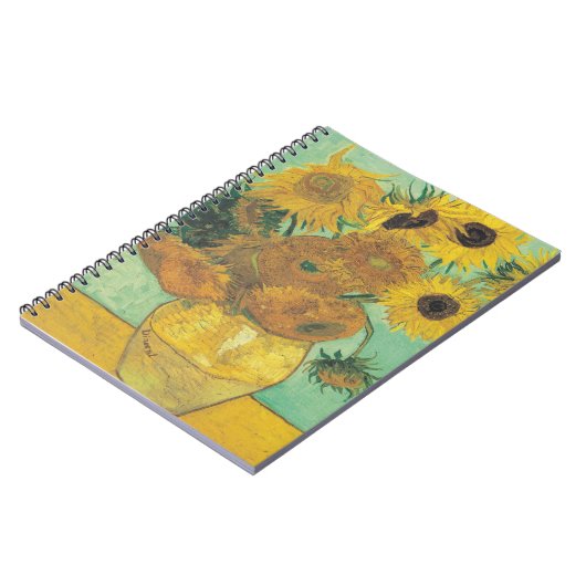 Carnet Sunflowers par Vincent Van Gogh (Côté gauche)