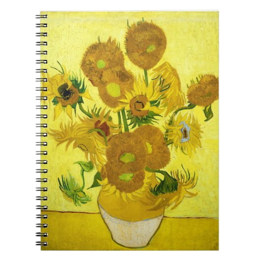 Carnet Sunflowers Vincent van Gogh (Devant)