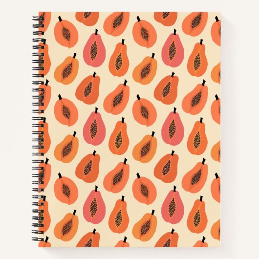 Carnet Sunfruit Slice Papice Orange Hues (Devant)