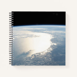 Carnet Sunglint Reflète Le Golfe Du Mexique