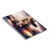 Carnet Sunlit Dreams Cat Cozy Feline Art (Côté Droit)