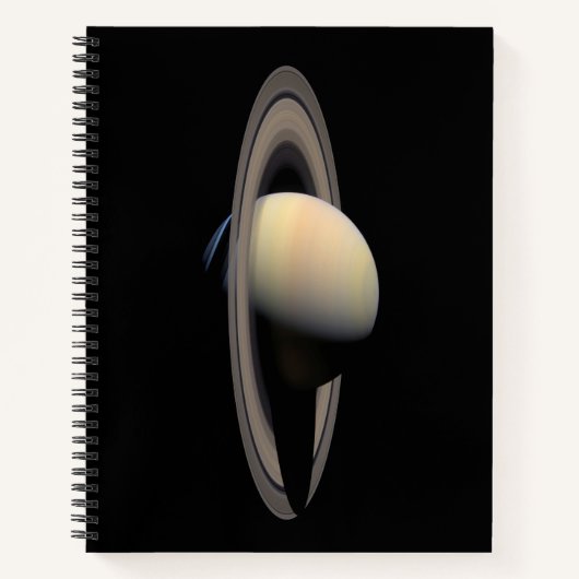 Carnet Sunlit Saturn Gas géant Planet par Cassini (Devant)