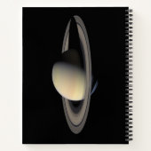 Carnet Sunlit Saturn Gas géant Planet par Cassini (Dos)
