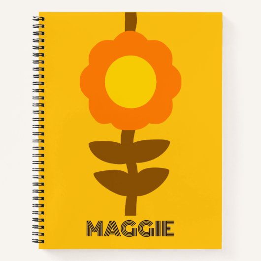 Carnet Sunny Bloom (Devant)