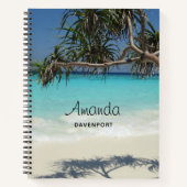 Carnet Sunny Tropical Beach Ocean Paradise (Devant)