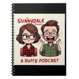 Carnet Sunnydale Diaries Podcast Logo Notebook