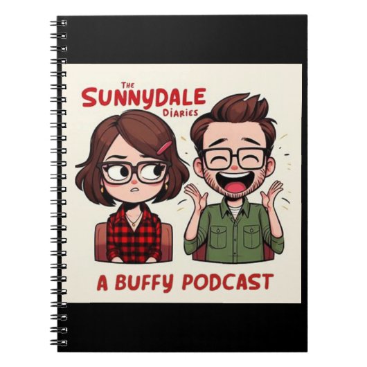 Carnet Sunnydale Diaries Podcast Logo Notebook (Devant)