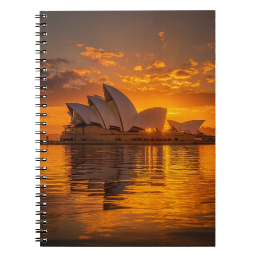 Carnet Sunrise de l'Opéra de Sydney (Devant)
